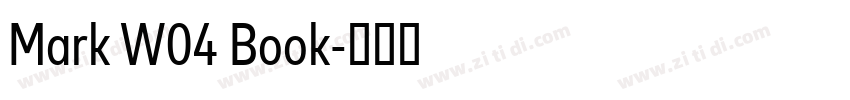 Mark W04 Book字体转换 Mark W04 Book字体转换
